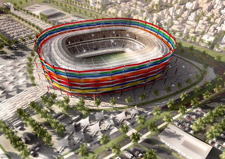 Bild 5 av 9: Al-Gharafa Stadium also in Al-Rayyan area. (AFP/ file)