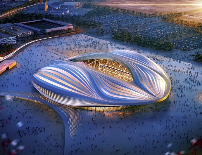 Bild 7 av 9: Al-Wakrah Stadium by Qatar Olympic Committee. (qatar.to)