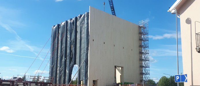 Ett år in i bygget av kulturhuset i Skellefteå pekar prognosen på en avvikelse på en knapp procent. Bild: Wikipedia