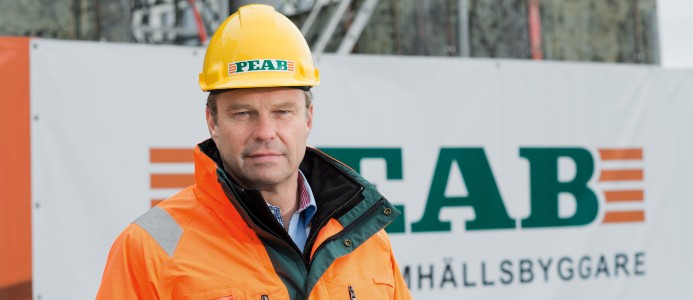 Peter Martin, säkerhetschef på Peab. Bild: Peab