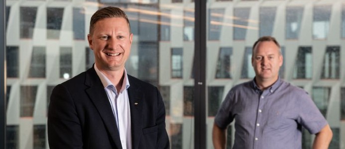 Amund Tøftum och Morten Grongstad. Foto: AF Gruppen