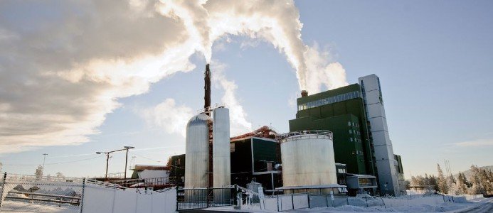 Kraftvärmeverket i Östersund. Bild Jämtkraft