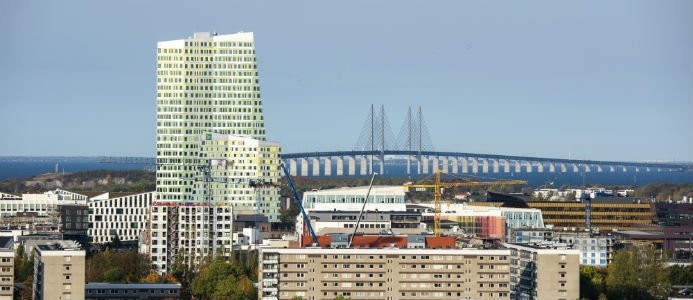 The Point är Öresundsregionens högsta kontorsbyggnad och rymmer en yta på 20 500 kvadratmeter. Foto: Klas Andersson