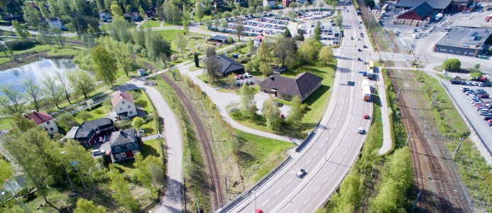 NCC bygger om riksväg 50 för ökad säkerhet. Fotograf: Trafikverket