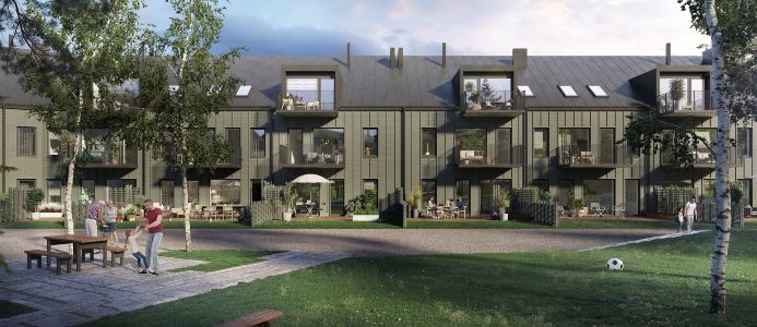 Bromma Trädgårdsstad. Bild: Nordr