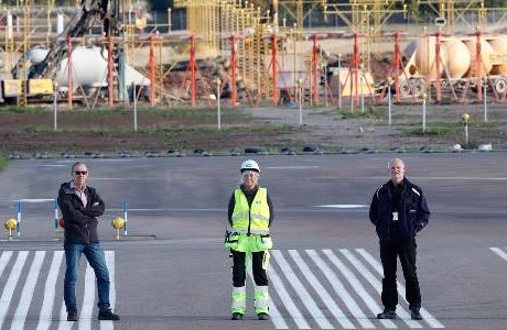 Hifab projektleder flytt av landningsbana