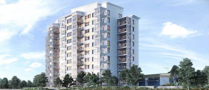 NCC bygger ytterligare 76 lägenheter i Umeå. Illustration: Bonava