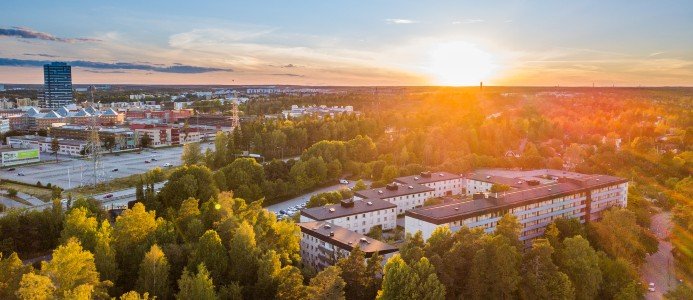 LCA-Analys visar att Masonite Beams är det byggsystem med lägst klimatpåverkan, Foto: Masonite Beams