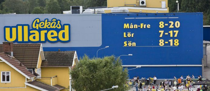 Varuhuset Gekås Ullared. Bild: Gekås Ullared