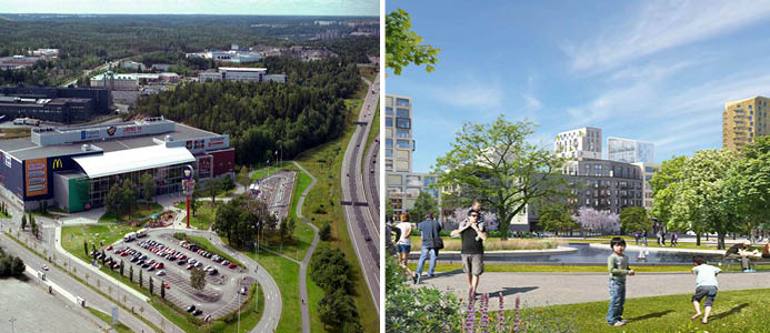 Huddinge planerar att, efter sommaren, ställa ut den första detaljplanen för den nya stadsdelen i Kungens kurva på samråd.
