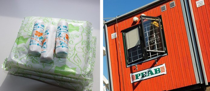 Foto till höger: Peab