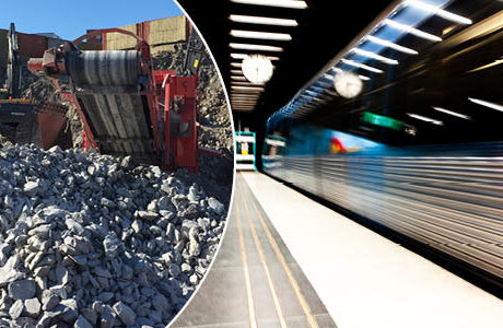 Klart att flytta rester från t-banebygget till sjöss