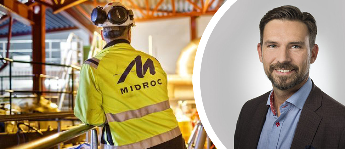 Mauritz Roupé, ny vd hos Midroc Miljöteknik. Foto: Ulf Berglund / Hifab