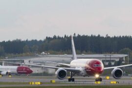 God passagerartillväxt i september för Norweigan Thumbnail