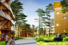 Nytt studentbostadsområde vid Campus Umeå Thumbnail