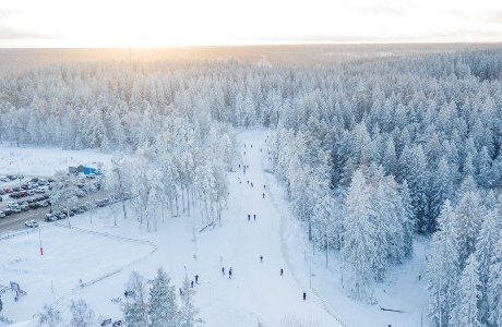 Fullt fräs vid landets längsta konstsnöspår