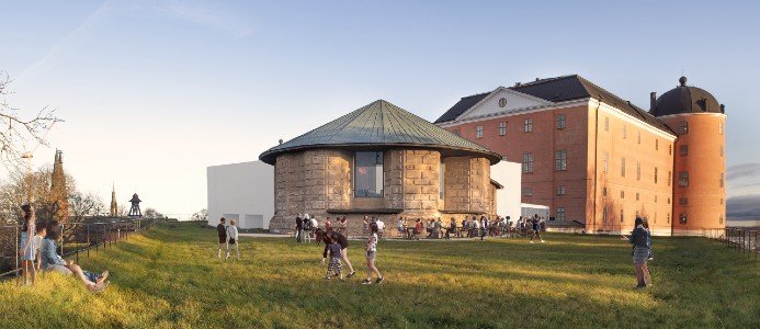 Bastionen, den forna kungliga trädgården, blir en ny vistelseplats för Uppsalaborna. Här finns generösa ytor med utblickar i alla riktningar. Här finns också möjlighet till café, lek, utställningar och andra typer av evenemang. Fotograf: Lewan Arkitektkontor