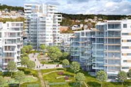 Peab bygger lägenheter i ny norsk stadsdel Thumbnail