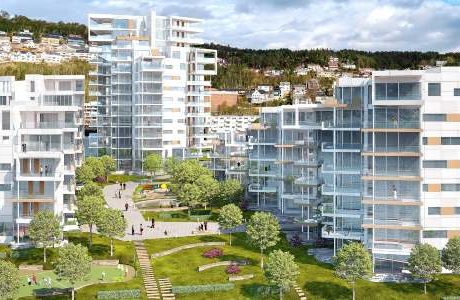 Peab bygger lägenheter i ny norsk stadsdel