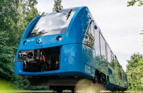 Alstoms vätgaståg gör debut på svensk mark