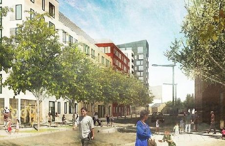 Ikano Bostad i startgroparna för nya Bäckby centrum