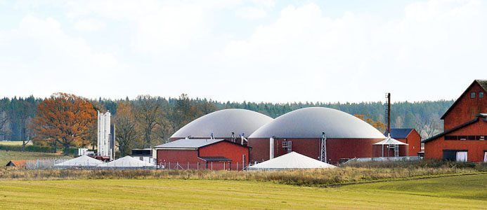 Bild på Biogasanläggning Sverige, regeringen budget satsning