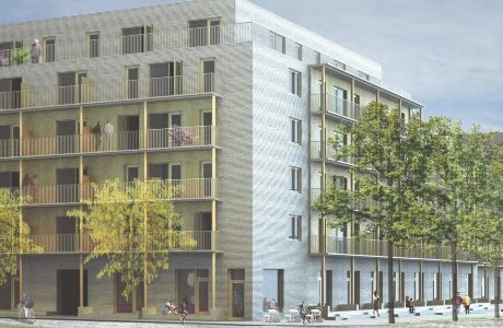 Lansa och Wästbygg bygger helt i trä