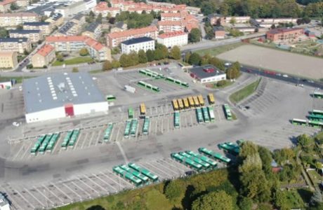 Byggstart för Sveriges största depå för elbussar