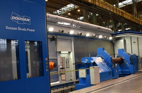 Doosan Škoda skapar turbinrotorer med unik maskin