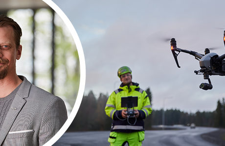 Reportage: Drönare ska robotisera byggbranschen
