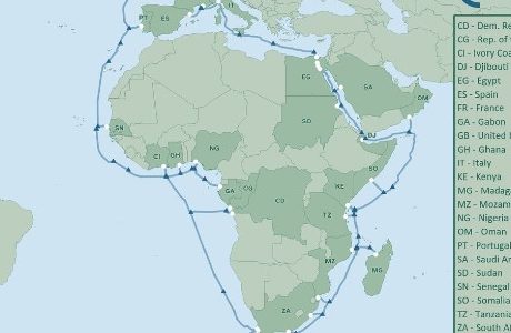 Facebook bygger 3700 mil lång kabel runt Afrika
