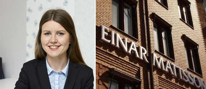 Johanna Wikander, tillträdande hållbarhetsutvecklingschef hos Einar Mattsson.
