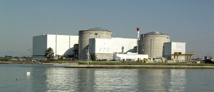 Det franska kärnkraftverket Fessenheim