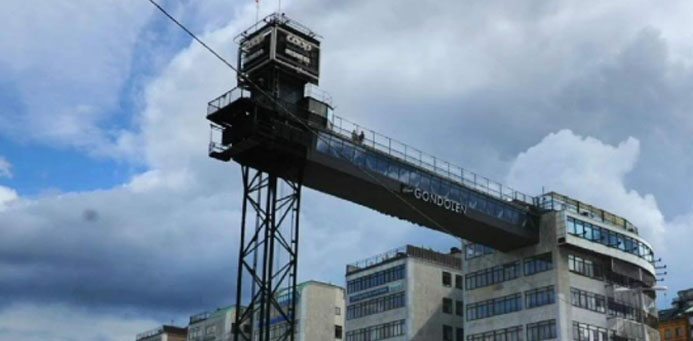 Katarinahissen, Slussen
