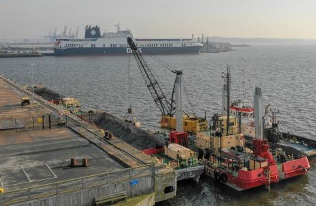 Pilotprojekt i hamnen för grönare entreprenader