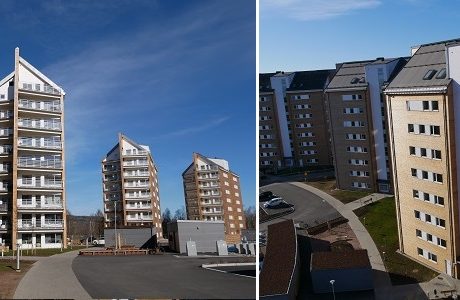 Rekordstort område med trälägenheter står klart