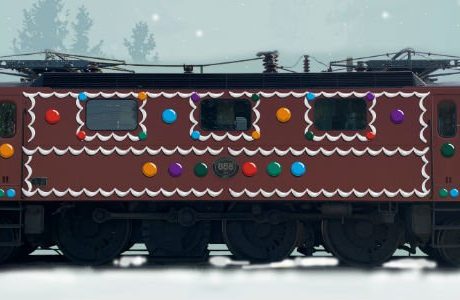 Pepparkakståget går från Uppsala till Gävle