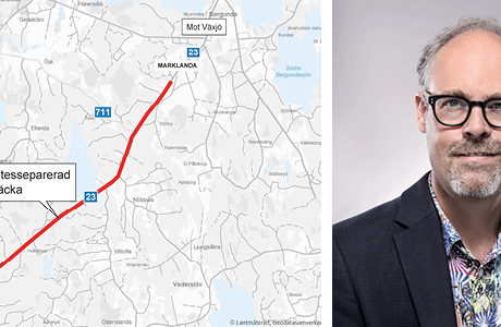 Trafikverket tilldelar Peab väguppdrag utanför Växjö
