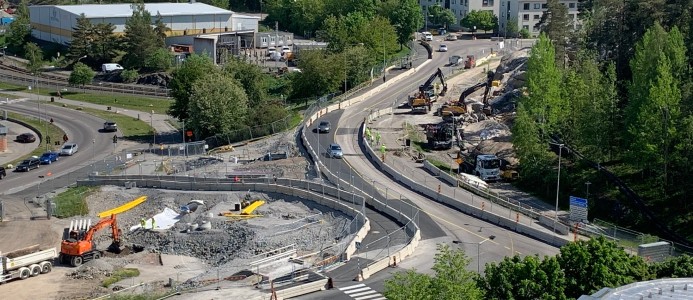 Tvärbanan Kistagrenen. Bildkälla: NCC