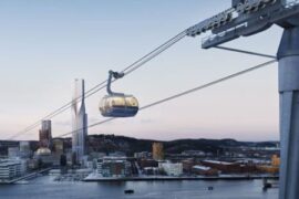 De anlitas för linbanan i Göteborg Thumbnail