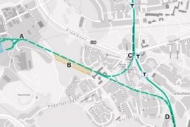 Så här kopplas nya tunnelbanedepån till Grön linje Thumbnail