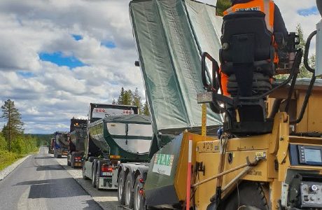 Peab lägger ekologisk asfalt
