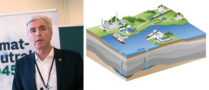 Petter Holland, vd för Preem. Illustration: CCS-teknik, Cinfracap.