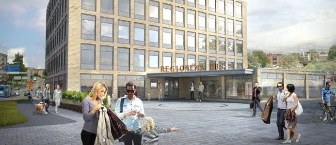 Regionens Hus i Sku00f6vde illustration
