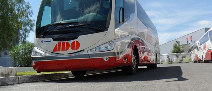 Scania buss i Mexiko City
