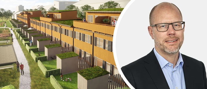 Fredrik Alvarsson, ny vd för SHH. Bild: SHH Bostad/Thomas Eriksson Arkitekter