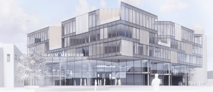 Forum Medicum har ritats av Henning Larsen Architects.