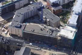 JM uppför hus i Sockertorget 2 Thumbnail