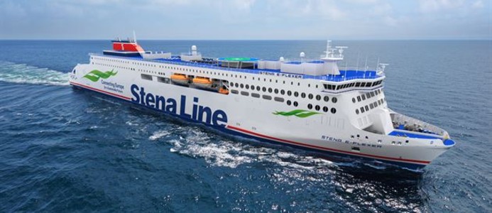 Fartygen E-flexer har börjat byggas i Kina. De är cirka 30 procent större än tidigare fartyg. Fotograf: Mild Design/Stena