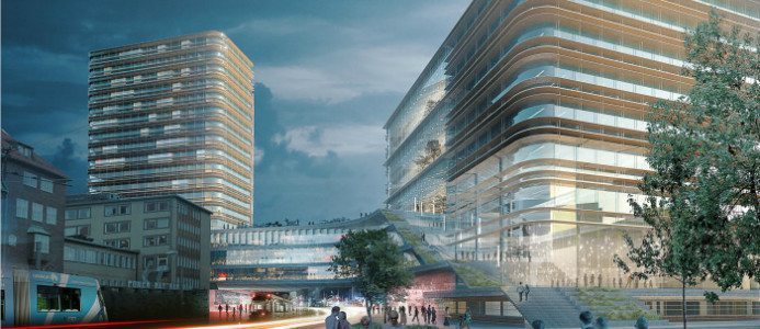 Bildkälla: Arkitekttävling Sahlgrenska Life / FLÖDEN.